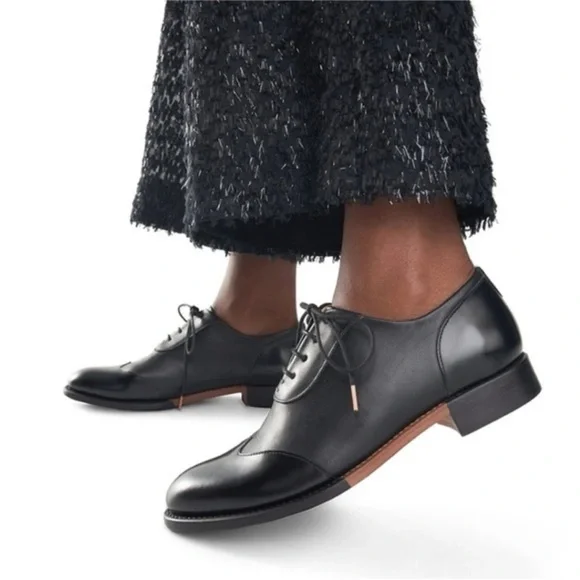 The Office Of Angela Scott Mr. Evans Oxford Black EU 38 US 8 - Picture 2 of 7